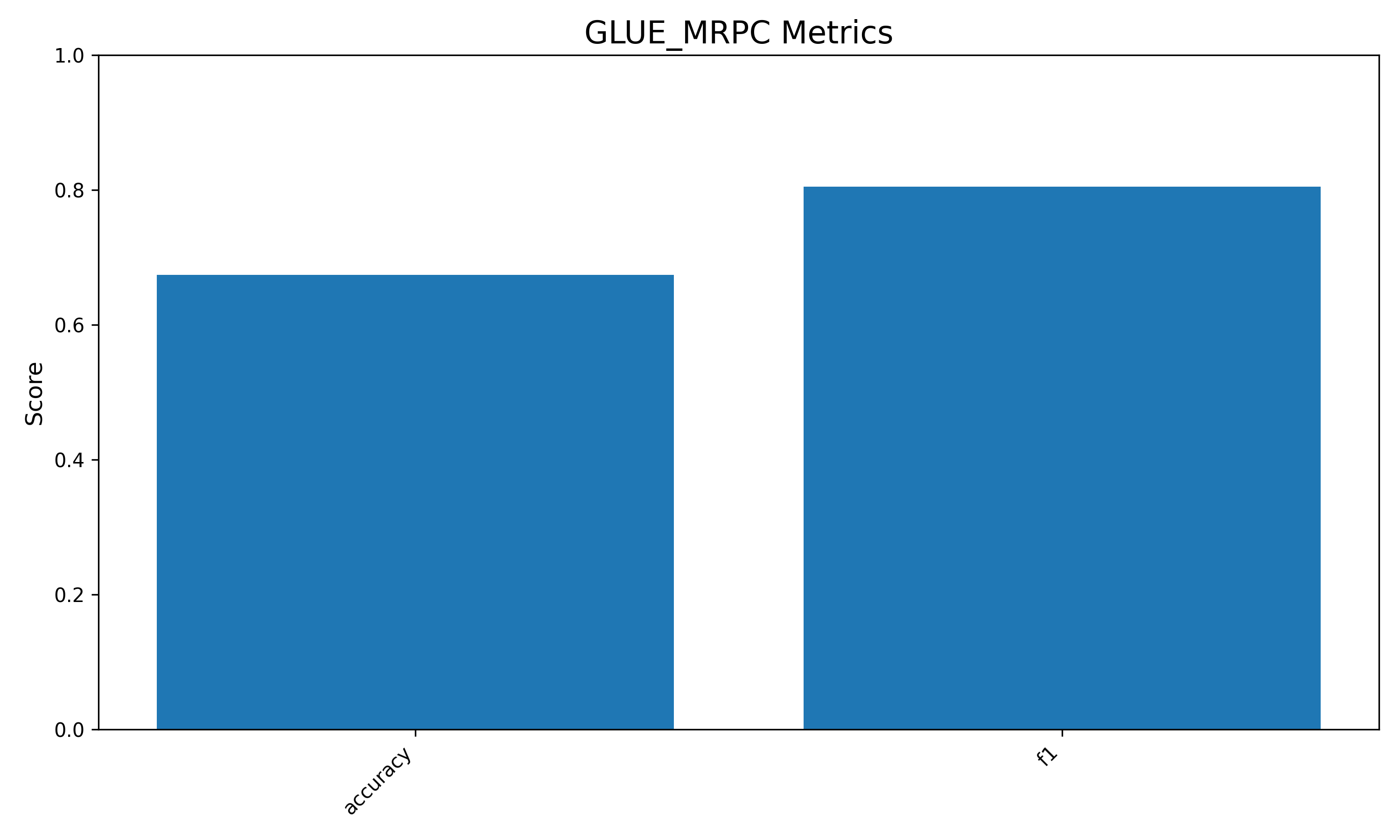 GLUE_MRPC Metrics