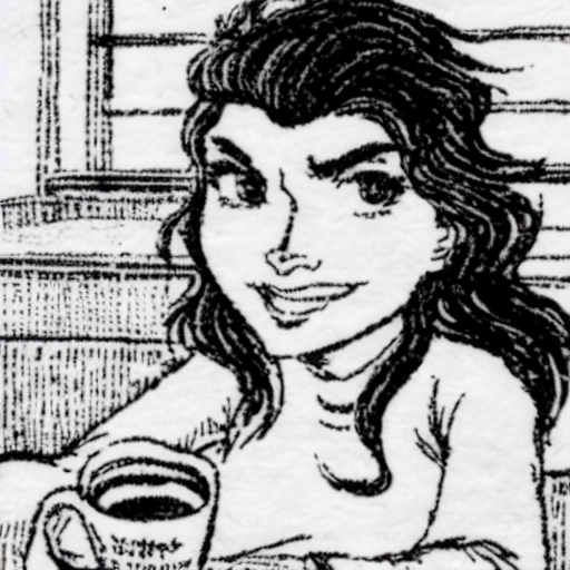 00290-3748953017-Hokudo no Ken style gvgtgm, 1girl in front of a mug of coffee, smile, hands on table.png