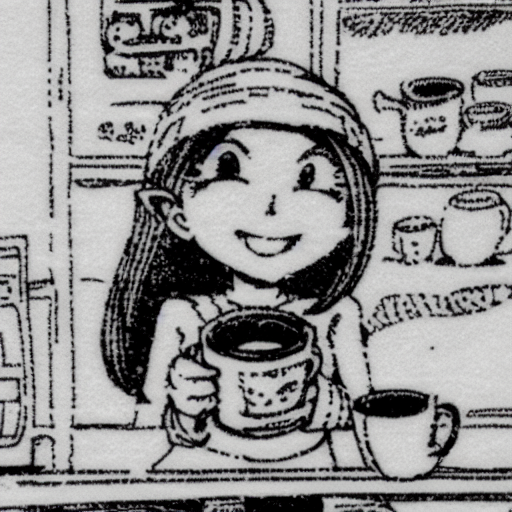 00412-2383188430-dragon quest gvgtgm, 1girl in front of a mug of coffee, smile, hands on table.png