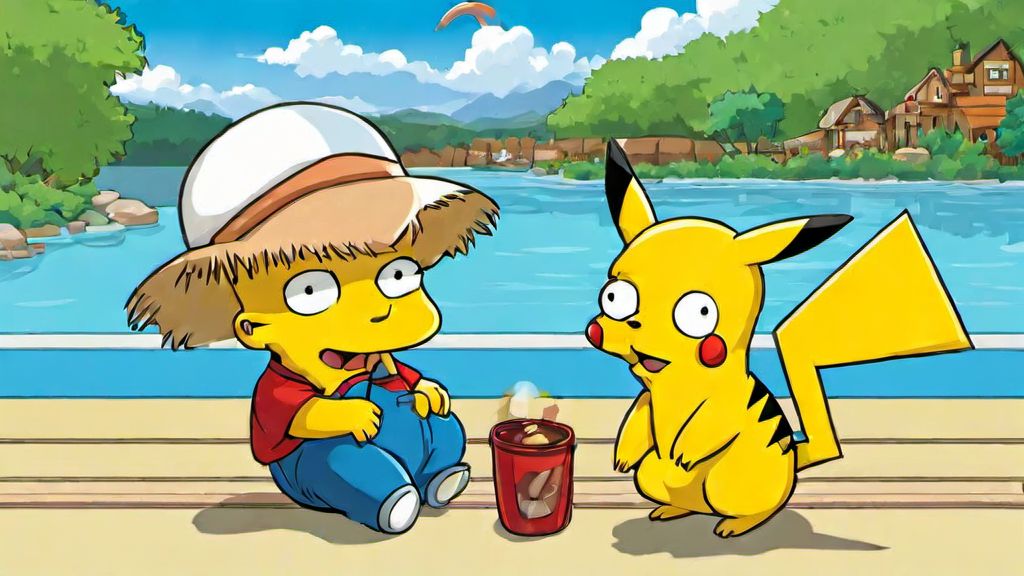 00074-20230820155353-779-A cute Pikachu is playing with friends, simpstyle , Very detailed, clean, high quality, sharp image-before-highres-fix.jpg