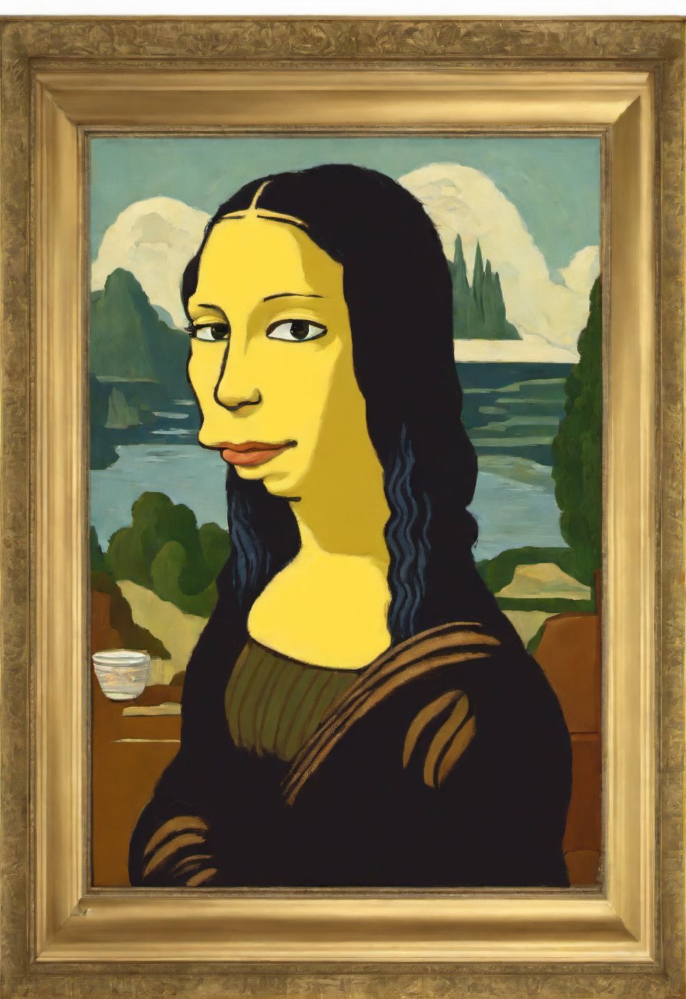 00080-20230820160203-555-The Mona Lisa by Vincent Van Gogh, simpstyle _lora_SDXL-simpstyle-Lora_1_, Very detailed, clean, high quality, sharp image.jpg