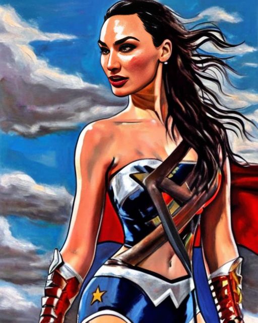 02099-882668751-An oil painting of Gal Gadot as a cartoon character, Very detailed, clean, high quality, sharp image, Eric Wallis.jpg