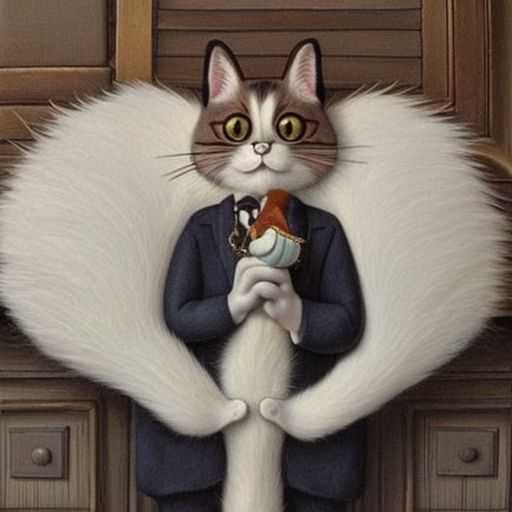 02353-2692363736-Super cute cat, Very detailed, clean, high quality, sharp image, Mark Ryden.jpg