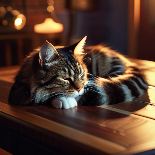 sleeping cat