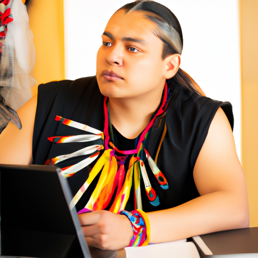 Photo_portrait_of_an_American_Indian_non-binary_person_at_work_image_2.png